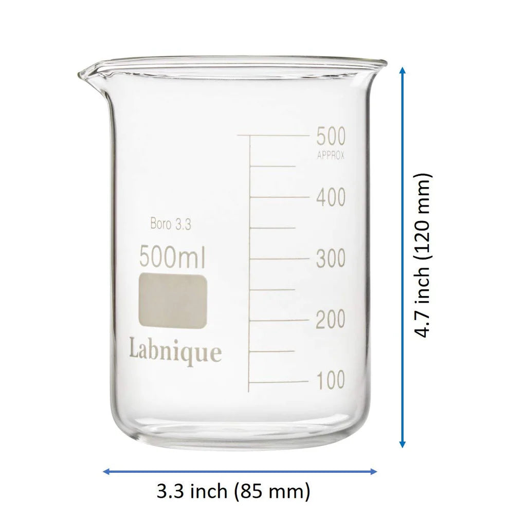 Beaker Glass 500ml.