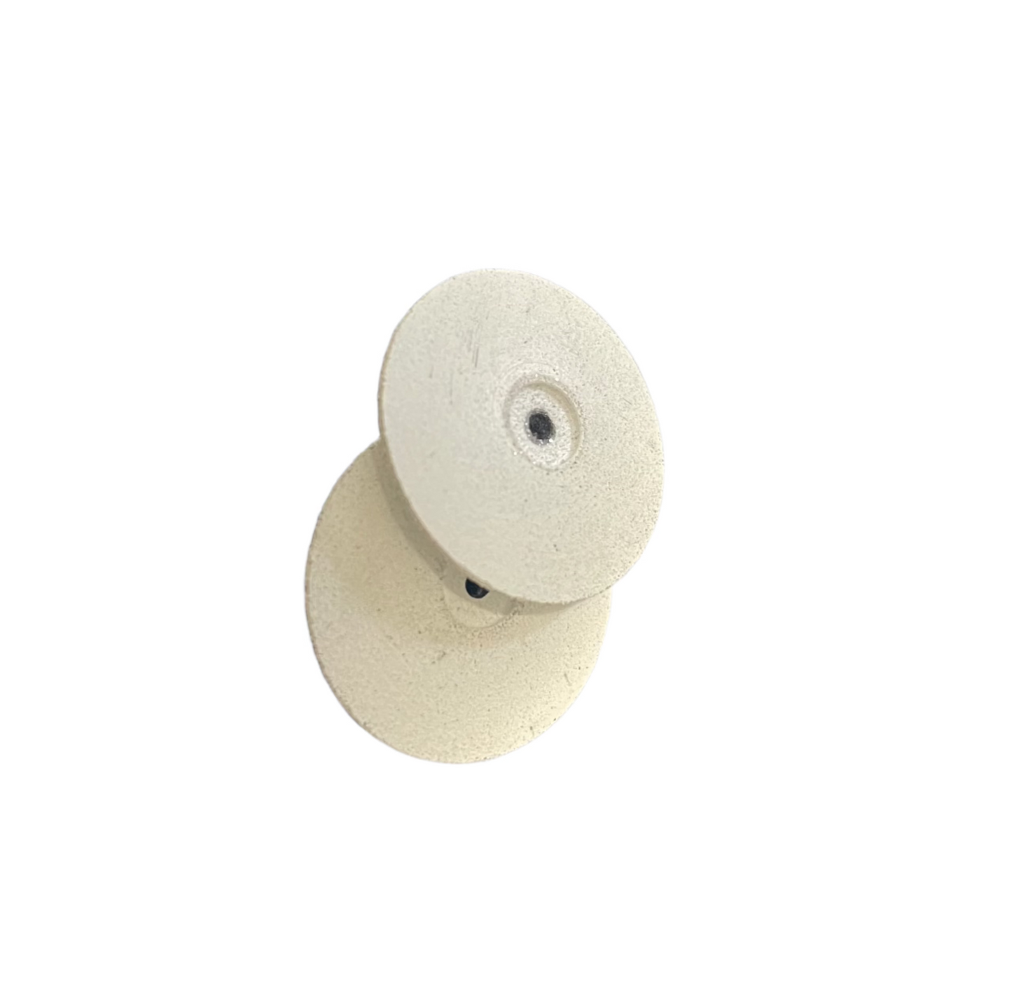 silicone unmounted wheels 22x4mm white, coarse, knife edge