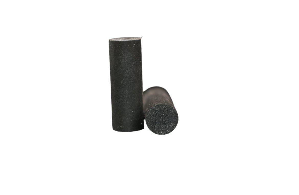 Unmounted rubber glasp black coarse