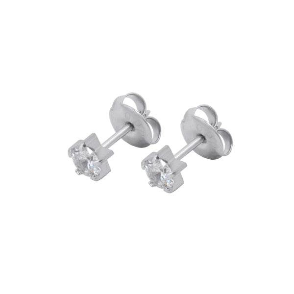 Large Cubic Zirconia (Stainless Steel)