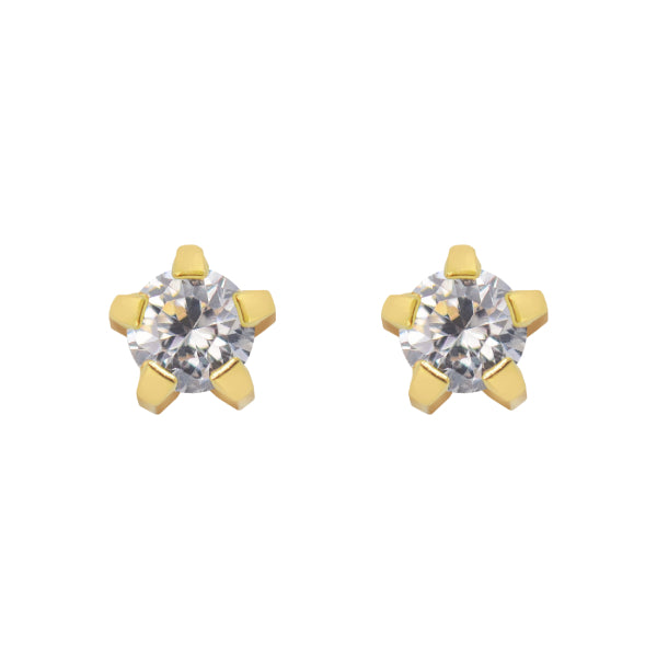 Regular Cubic Zirconia Yellow (24K Gold Plated)