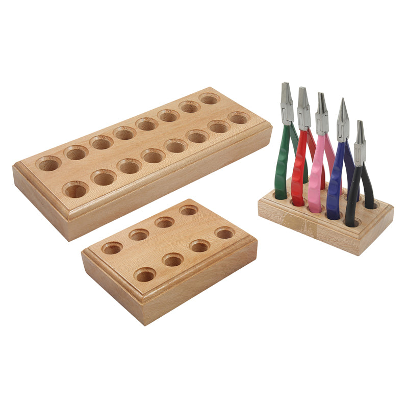 Wooden plier stand for 10 pieces