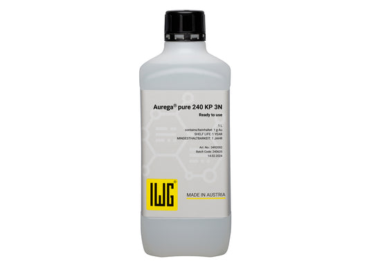 Aurega pure 3N ready to use incl. 1 g/l Au.