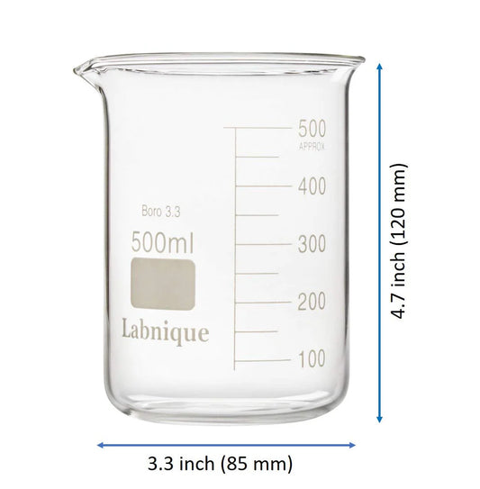 Beaker Glass 500ml.
