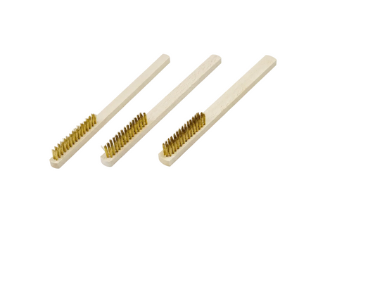 Brass Brush With Wooden Handle