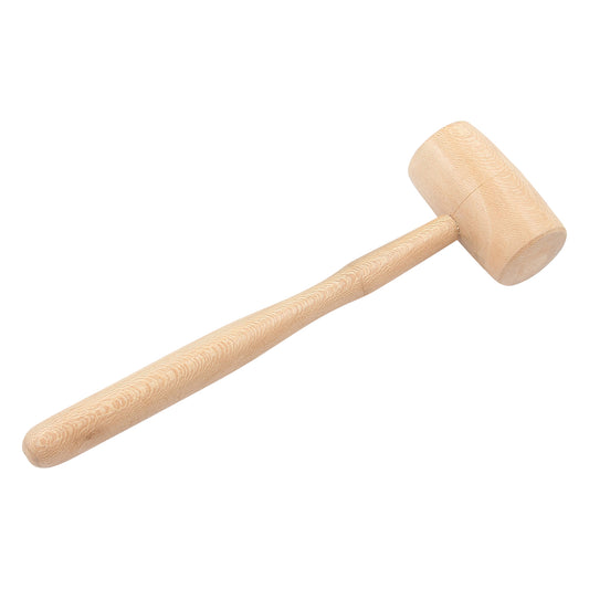 Wood hammer french style. Head size: 25mmx55mm.Length 8-1/2"