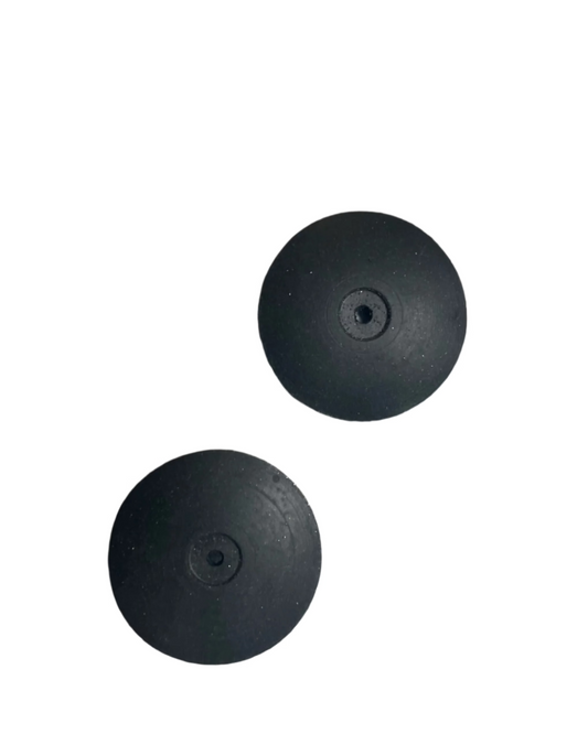 silicone unmounted wheels 22x4mm  black, medium, knife edge