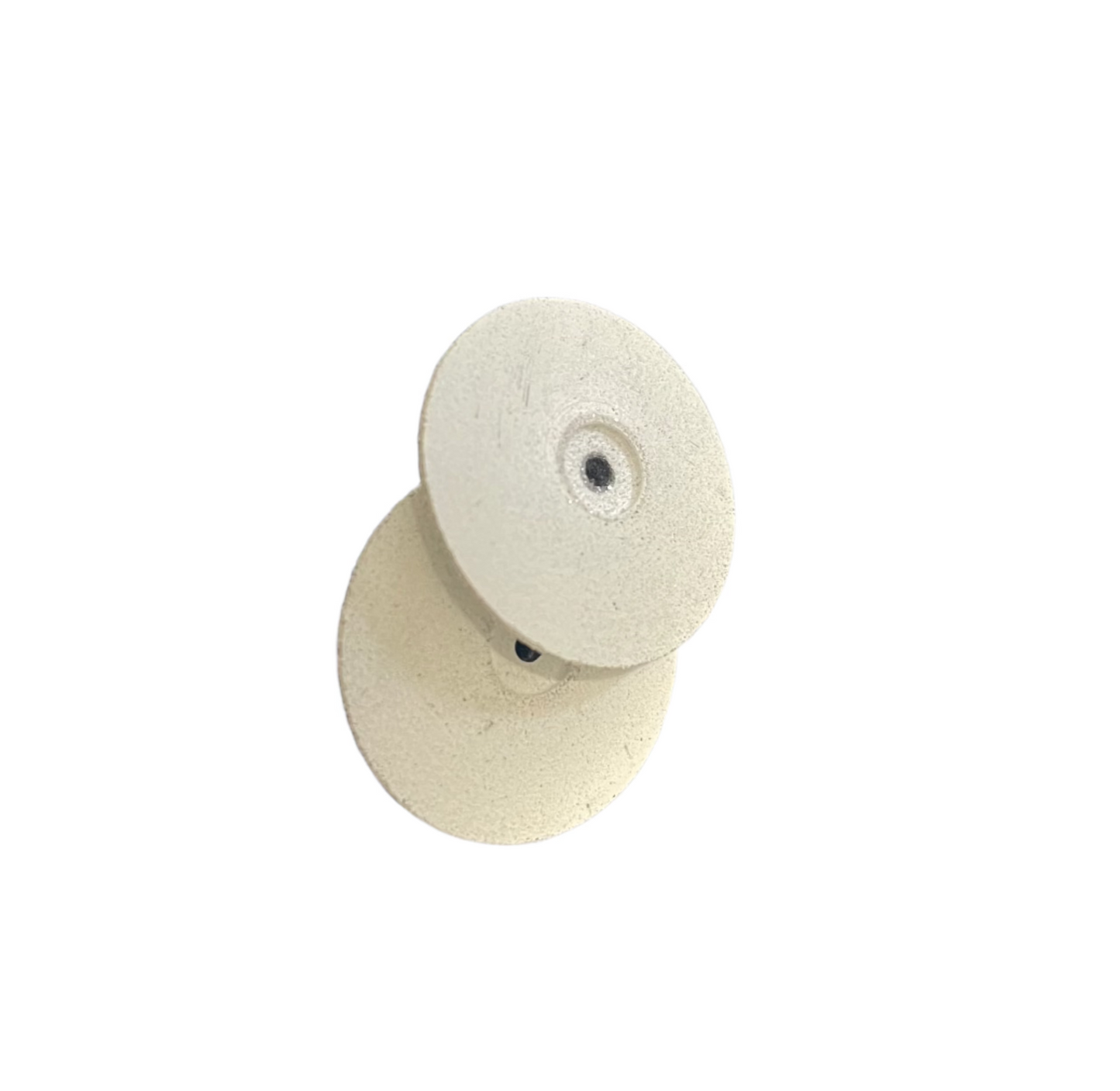 silicone unmounted wheels 22x4mm  white, coarse, knife edge