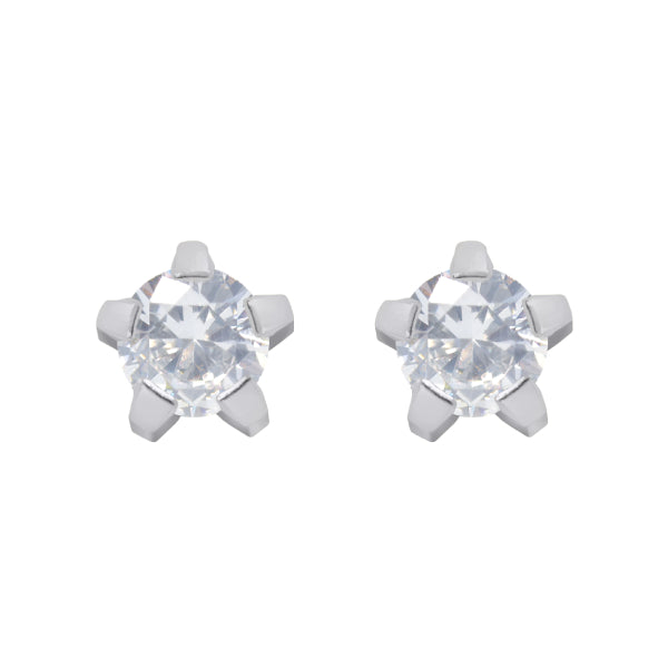 Large Cubic Zirconia (Stainless Steel)