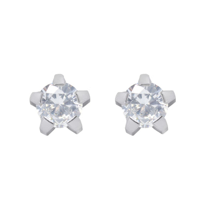 Large Cubic Zirconia (Stainless Steel)