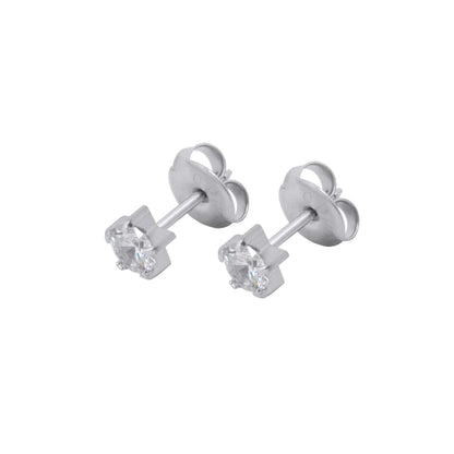Large Cubic Zirconia (Stainless Steel)
