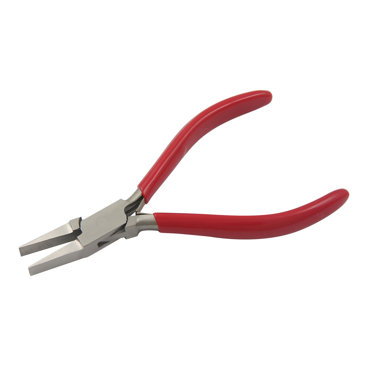 Chain nose plier size: 130mm smooth jaws, with double leaf spring & PVC handles