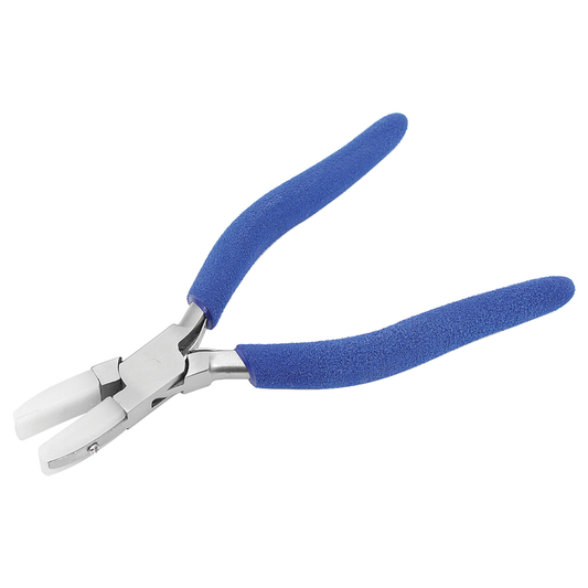 Nylon Flat Nose Plier with Long Cushion Padded Handles.