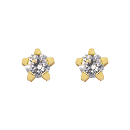 Regular Cubic Zirconia Yellow (24K Gold Plated)