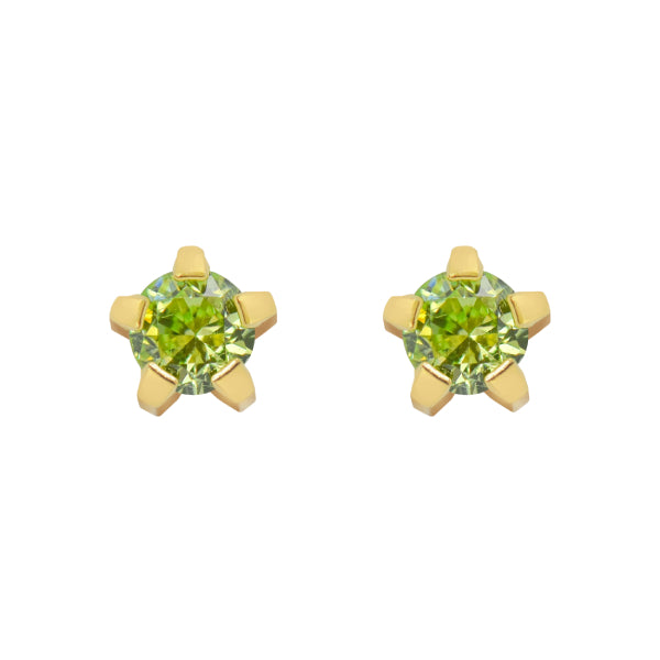 Regular Cubic Zirconia Yellow (24K Gold Plated)
