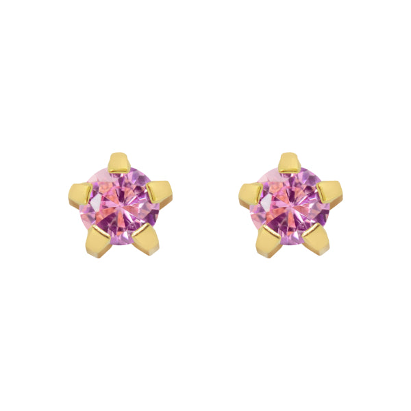 Regular Cubic Zirconia Yellow (24K Gold Plated)